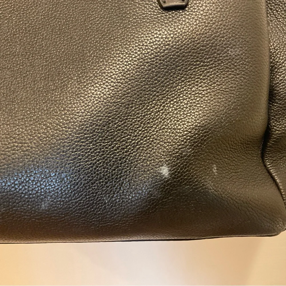 Kate Spade Black Pebble Leather Bag and Matching Wallet